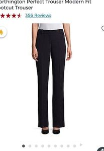 NWT Worthington Navy Blue Dress Pants Petite